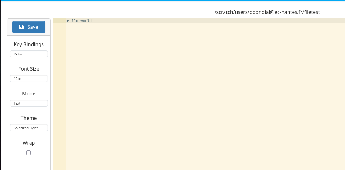 Modifier les fichiers