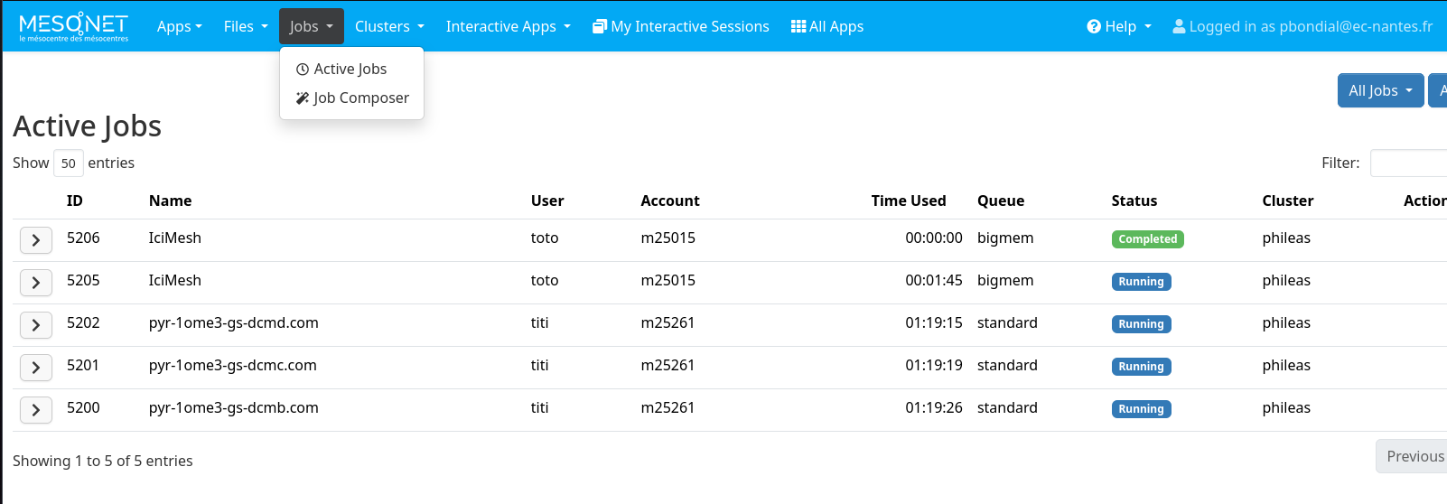 Modifier les fichiers